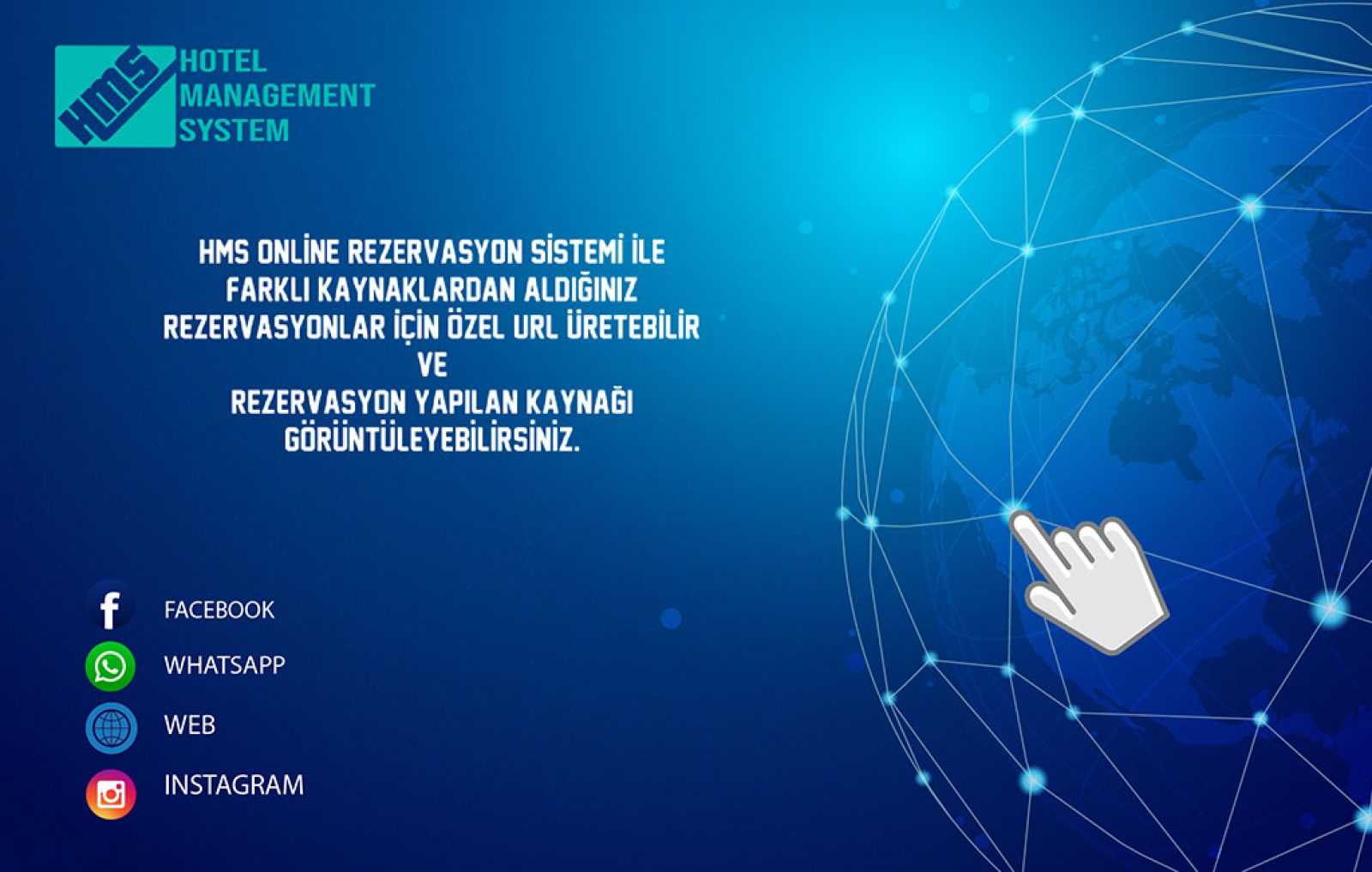 SOSYAL MEDYA VE WEB REZERVASYONLARINIZ BİR ARADA